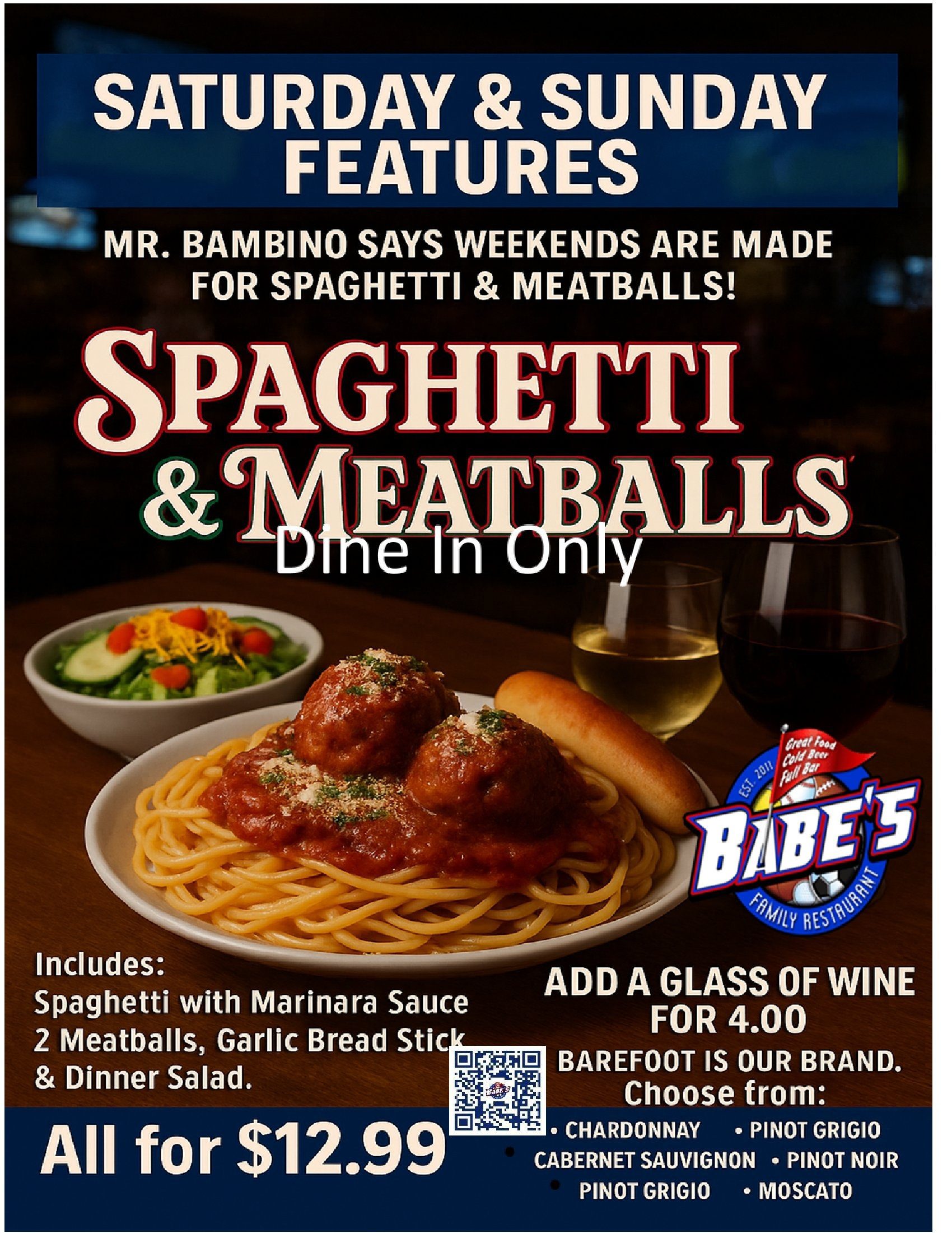 Copy of Saturday and Sunday for Spaghetti Fall Feature 2025.docx